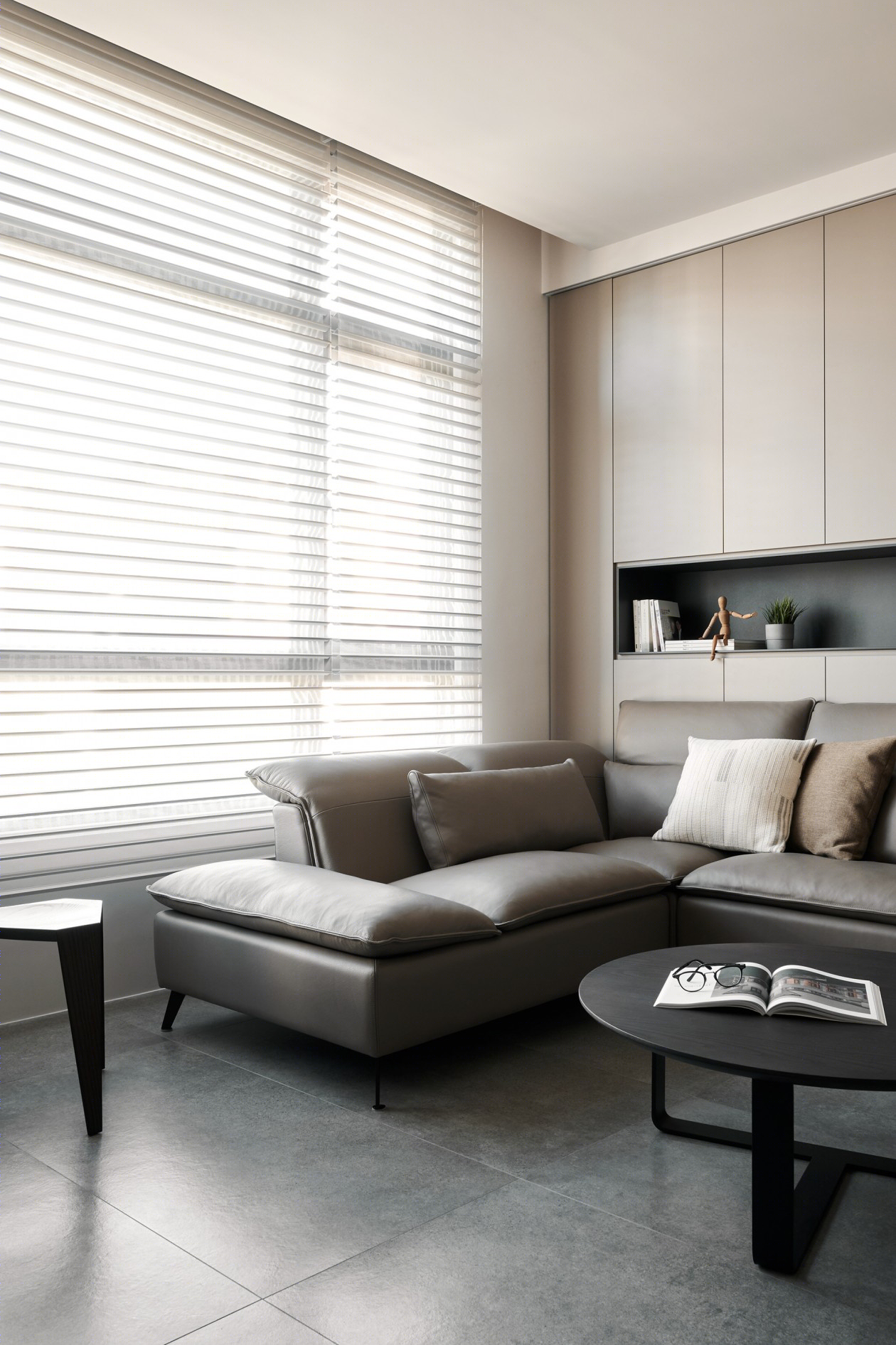 高级灰色系现代简约风公寓-8