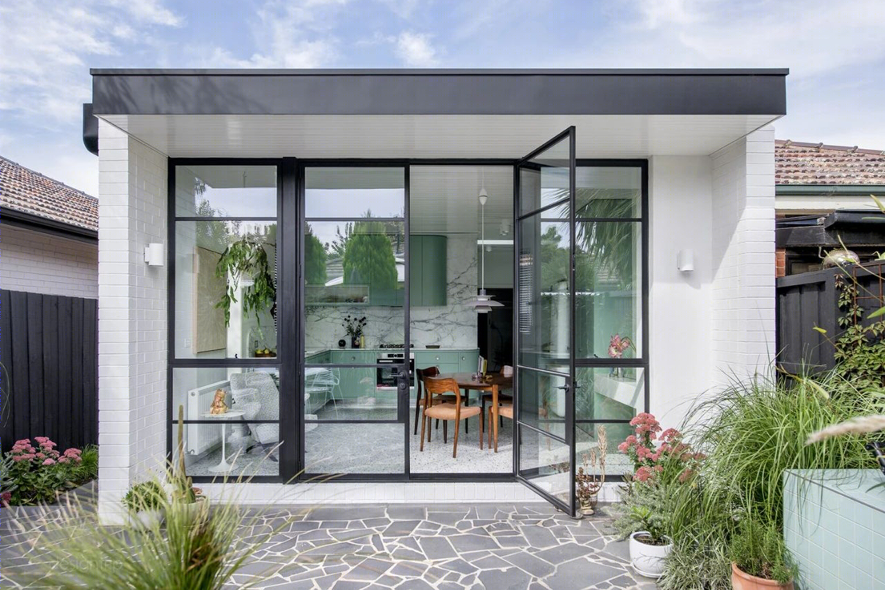 蒂芙尼蓝邂逅猫咪 · Flemington House 翻新设计丨澳大利亚丨Lisa Breeze Architect  Design-4