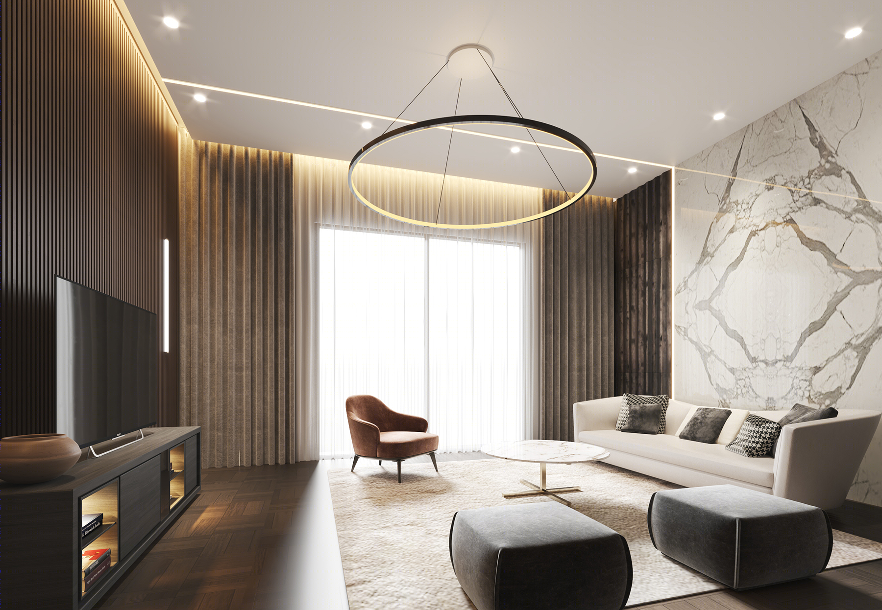 意式别墅设计展现楚地风情-4