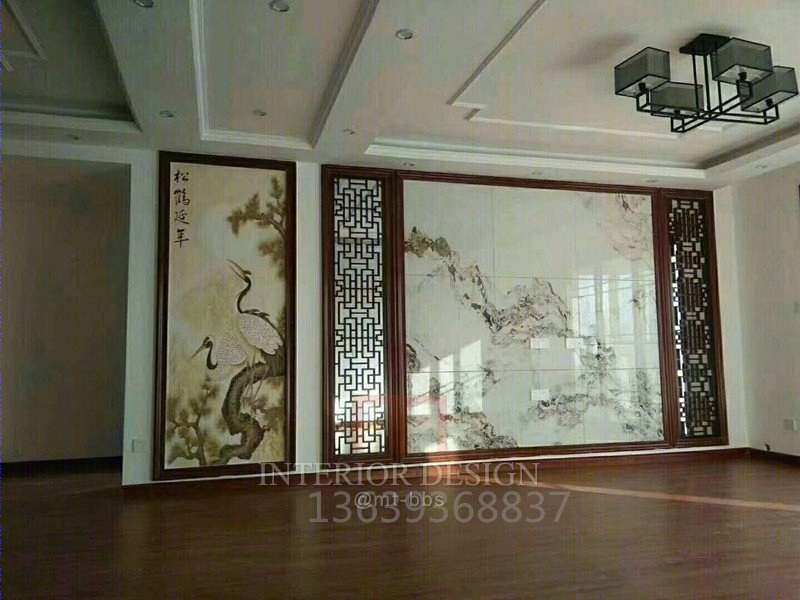 豪布斯卡新中式风格定制设计-3