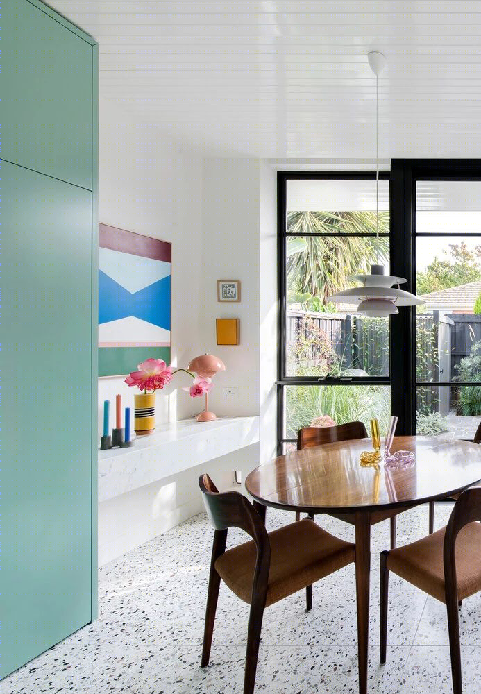 蒂芙尼蓝邂逅猫咪 · Flemington House 翻新设计丨澳大利亚丨Lisa Breeze Architect Design-9