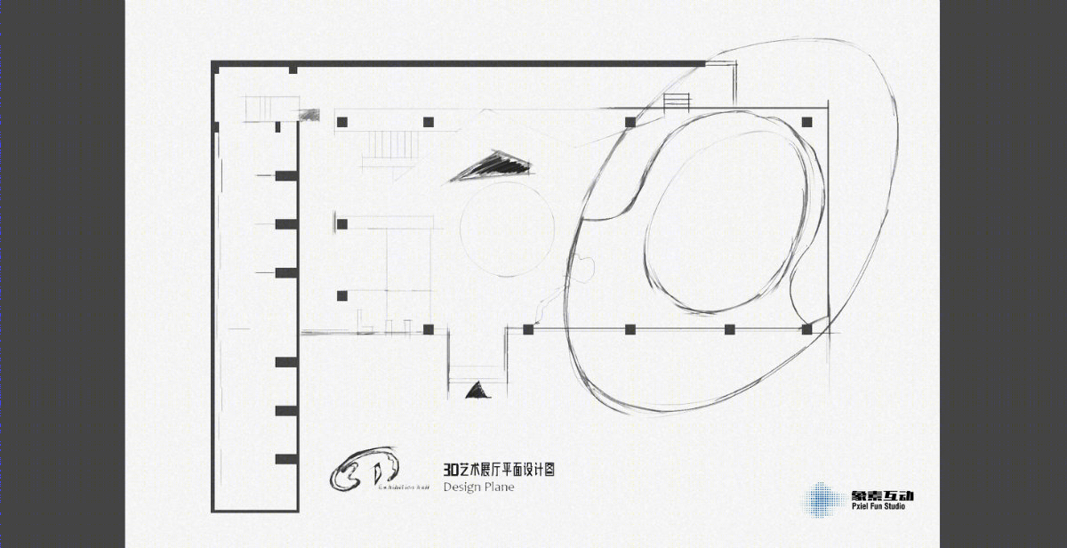 虚拟 3D 概念展厅丨个人-61