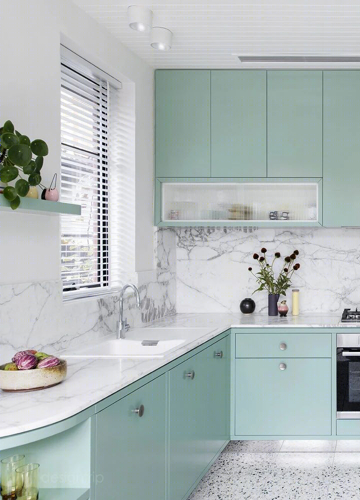 蒂芙尼蓝邂逅猫咪 · Flemington House 翻新设计丨澳大利亚丨Lisa Breeze Architect Design-18