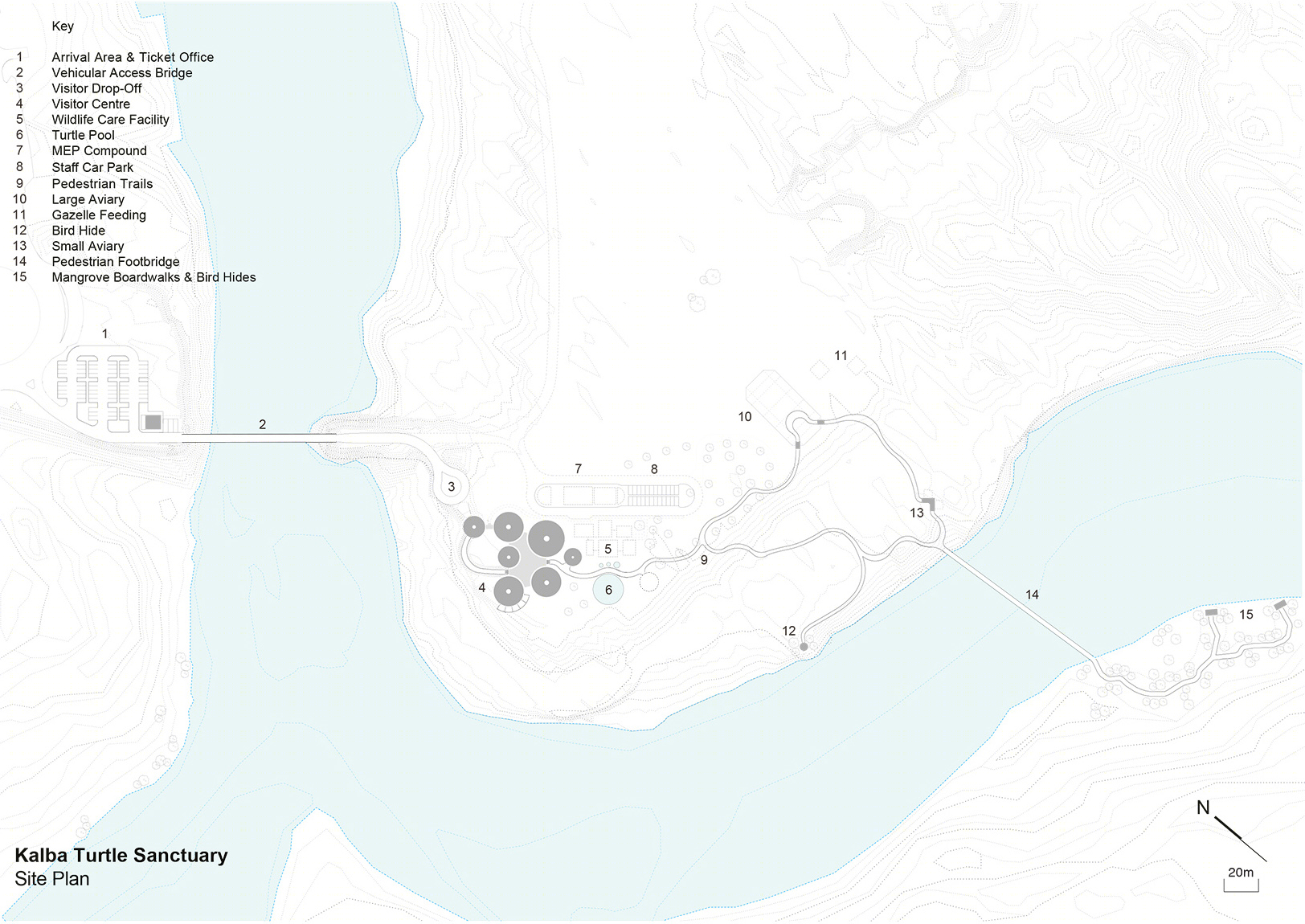 阿联酋 Khor Kalba 海龟保护中心丨Hopkins Architects-55