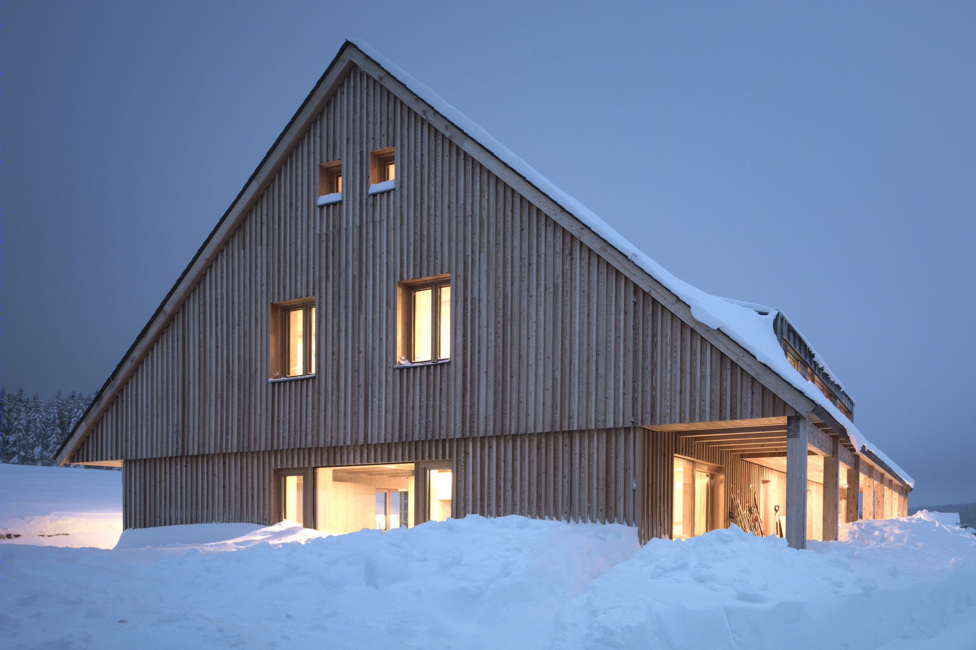 triarchitekti 丨别墅建筑丨 Mountain Chalet in the Šumava National Park-15