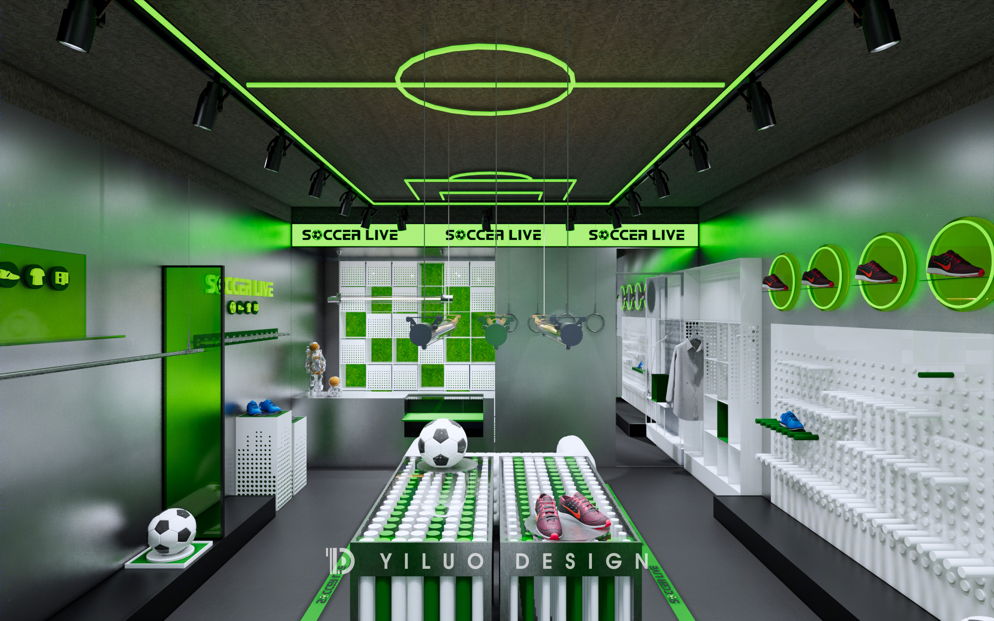 SOCCER LIVE 足球体验馆空间设计丨中国杭州丨杭州苏克体育品牌管理公司-13