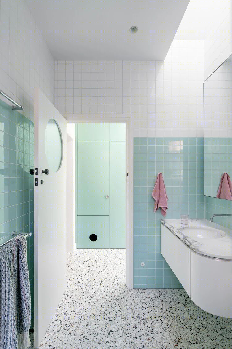 蒂芙尼蓝邂逅猫咪 · Flemington House 翻新设计丨澳大利亚丨Lisa Breeze Architect Design-27