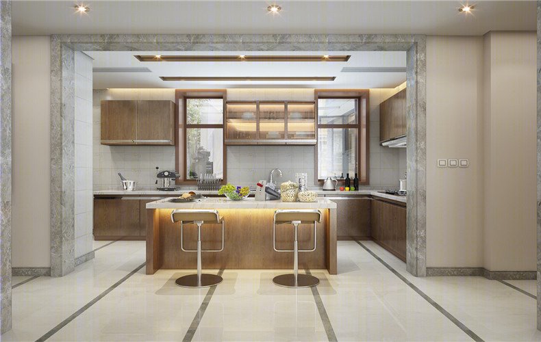 600平米中铁生态城混搭风格别墅装修案例-11