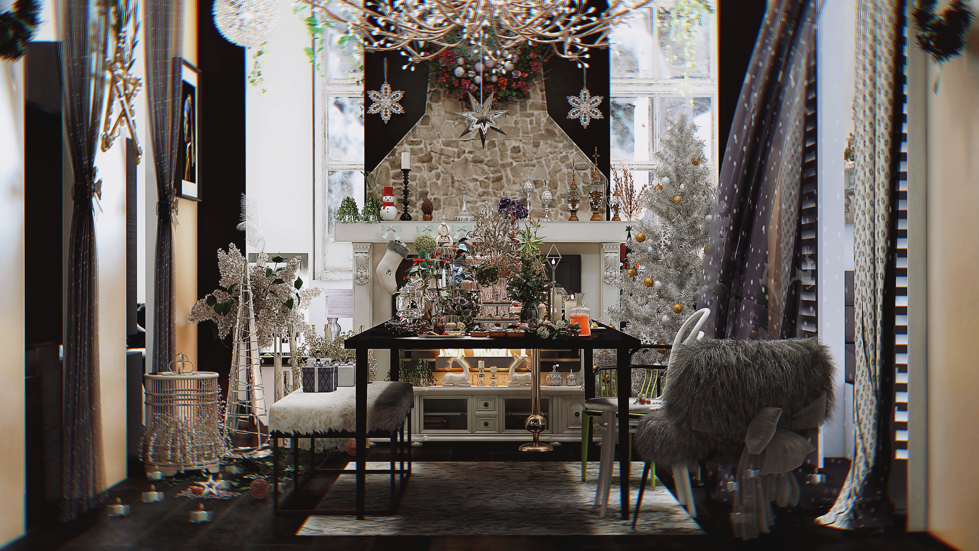 私人圣诞 | 小众颜色打造独特氛围-4