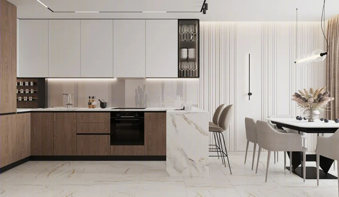 95㎡现代简约二居室丨Roomy Room Design-19