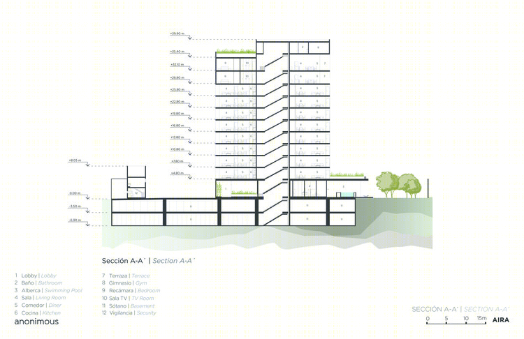墨西哥 Querétaro 市 AIRA 公寓楼——垂直绿化与私密空间的融合-88