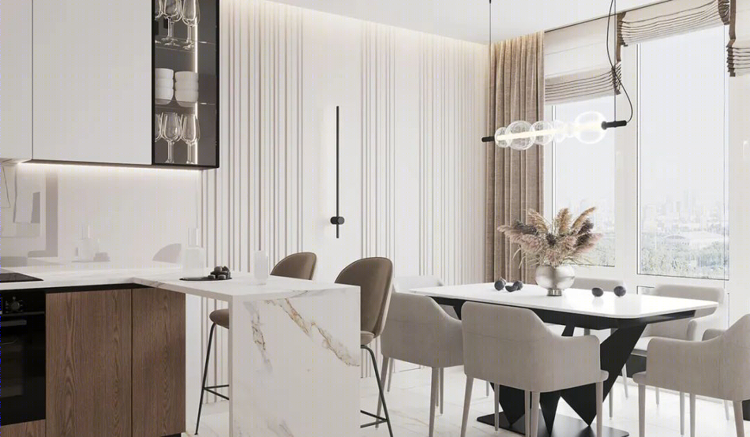 95㎡现代简约二居室丨Roomy Room Design-21