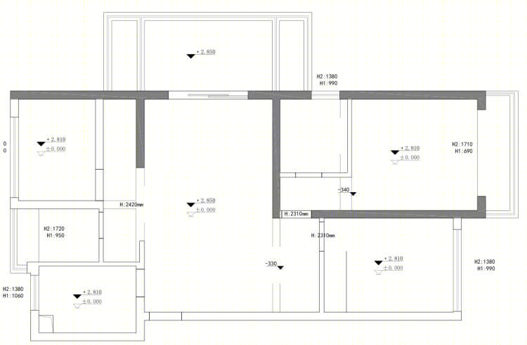 南京轻奢幻彩家居，弥舍空间设计展现三室优雅变身-9