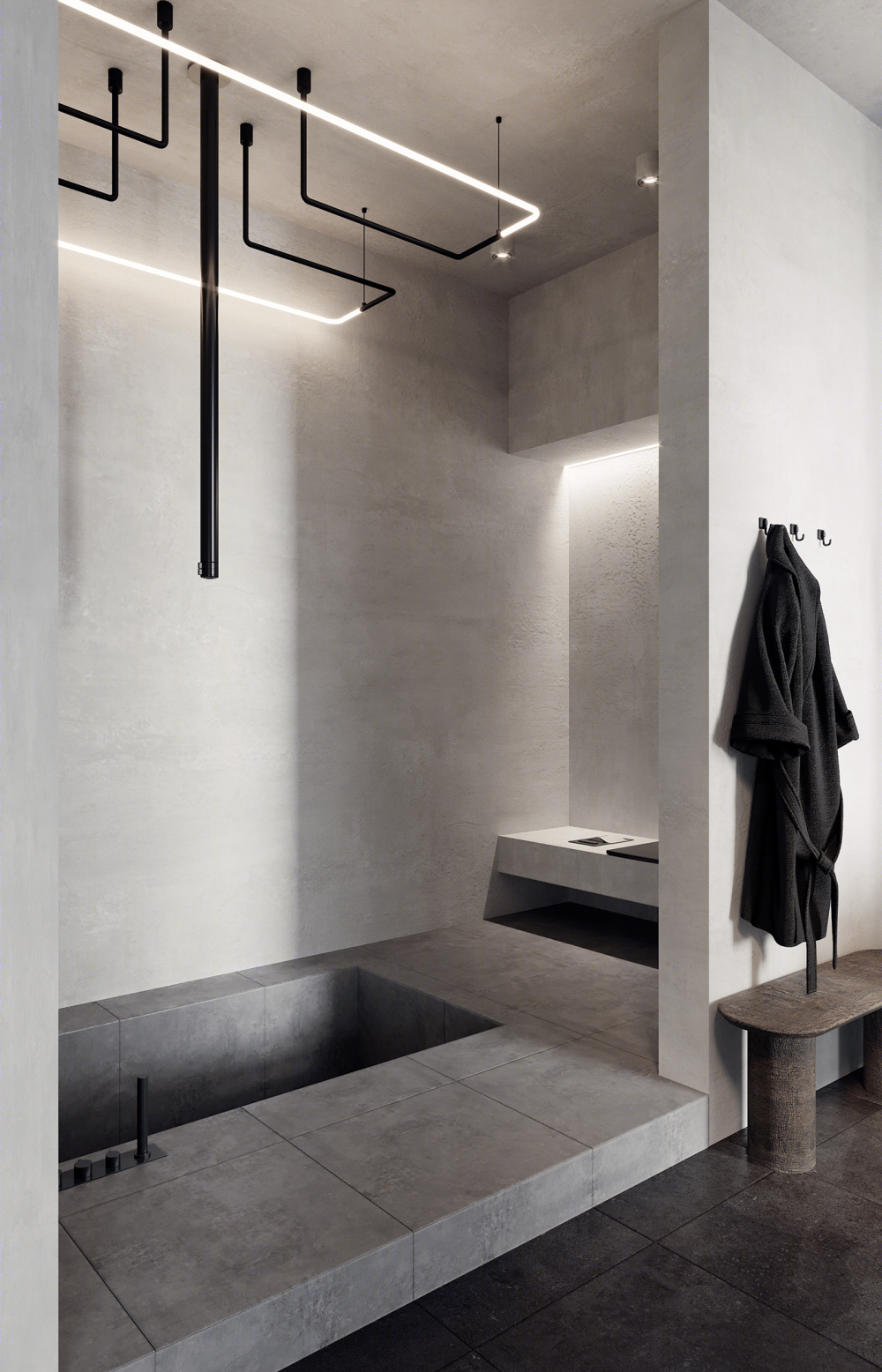 简约自然之境·光影渲染下的建筑室内设计丨德国慕尼黑丨SilenceConcept and interior Design-21