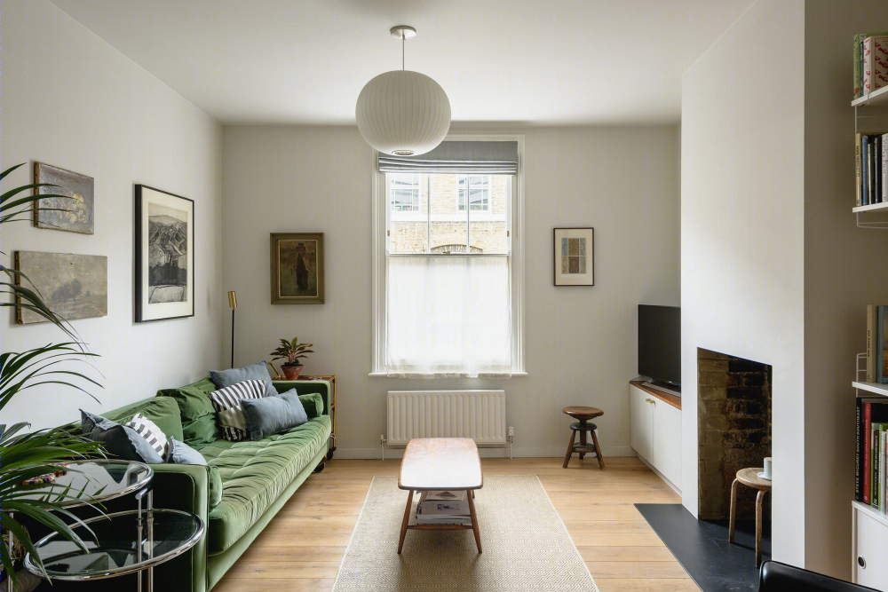 伦敦斯蒂芬尼历史保护区的乔治亚风格住宅改造-19