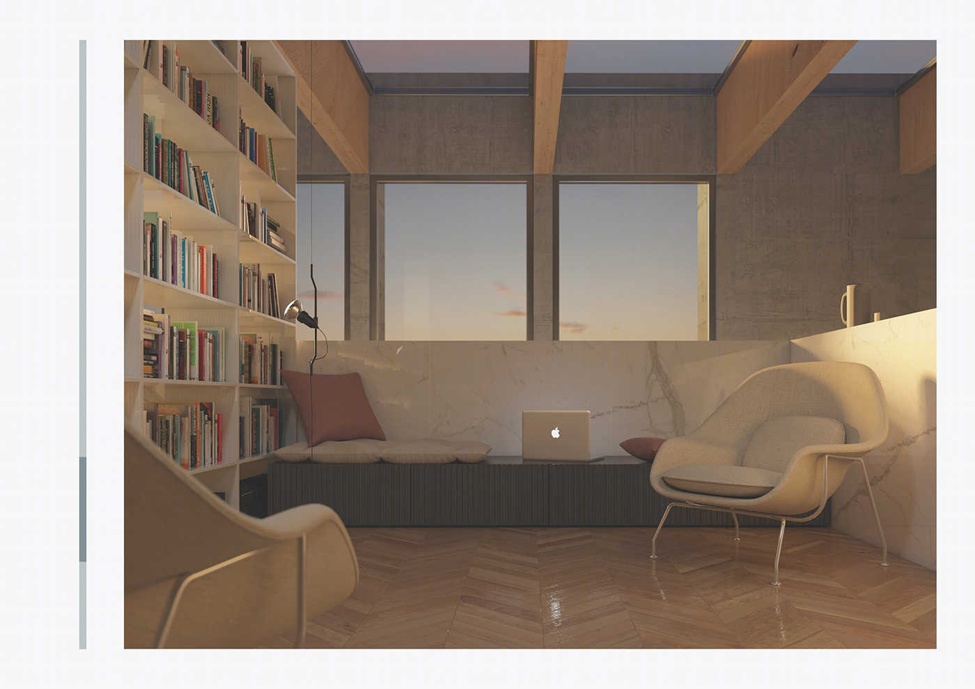 |HunterHouse remake| rendering exam-6