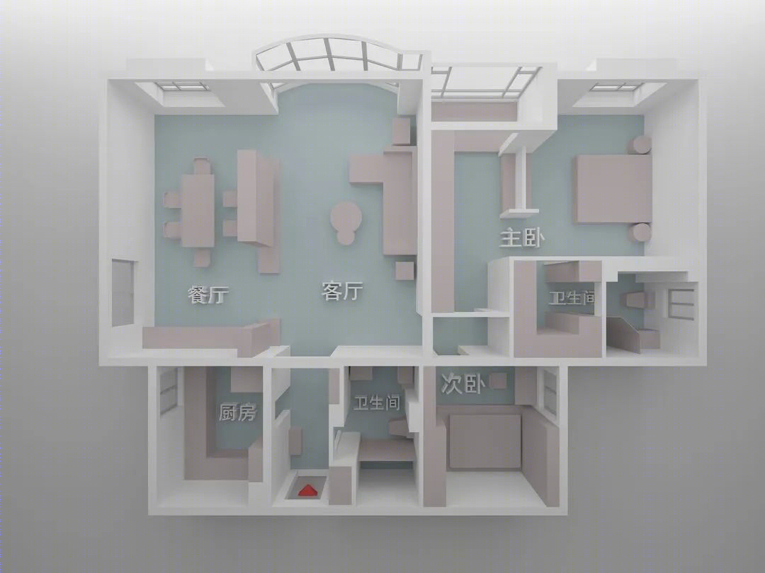150㎡二手房改造-7