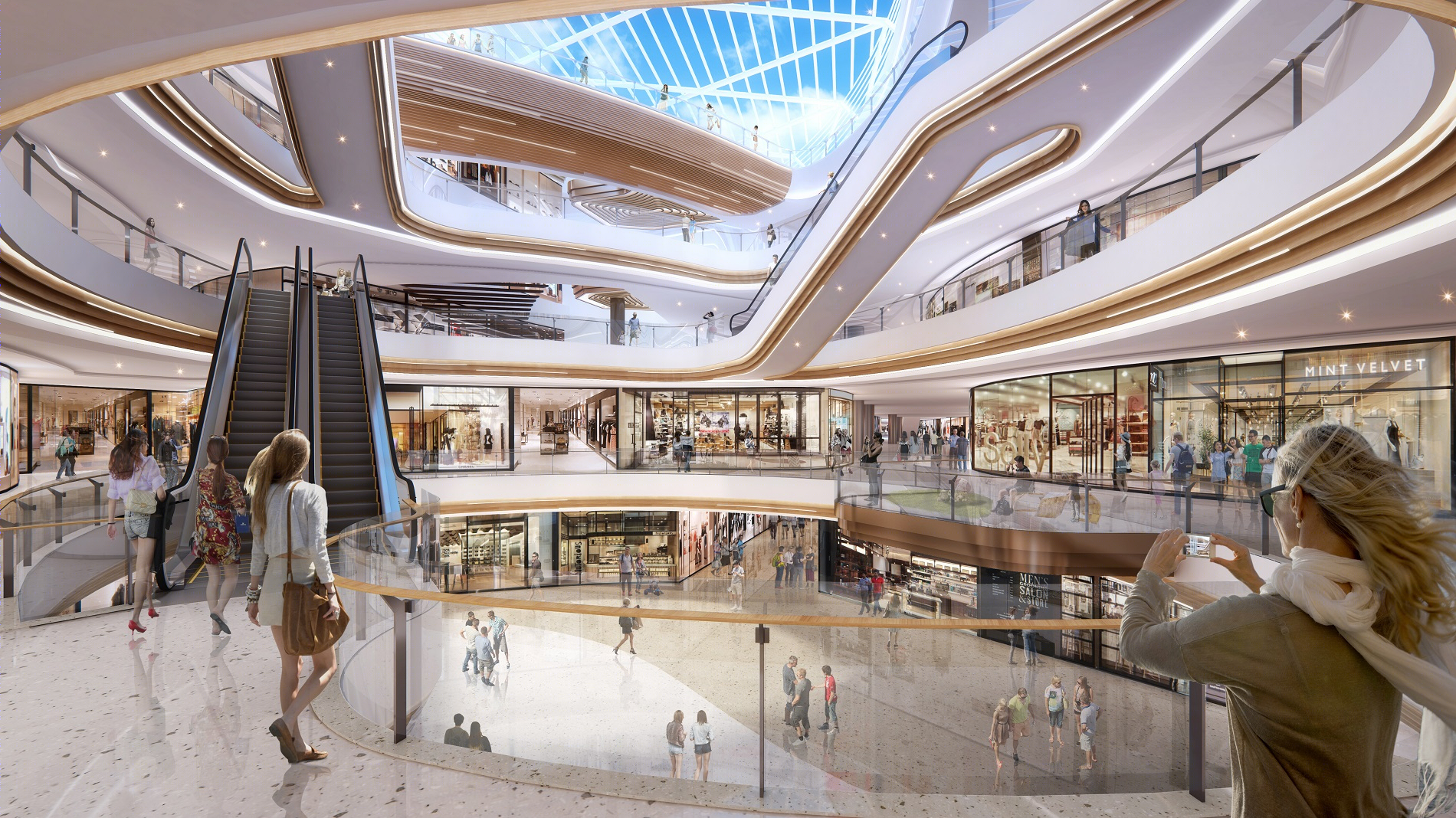 “鱼跃洋湖”—长沙龙湖洋湖天街打造沉浸式体验商业空间-2