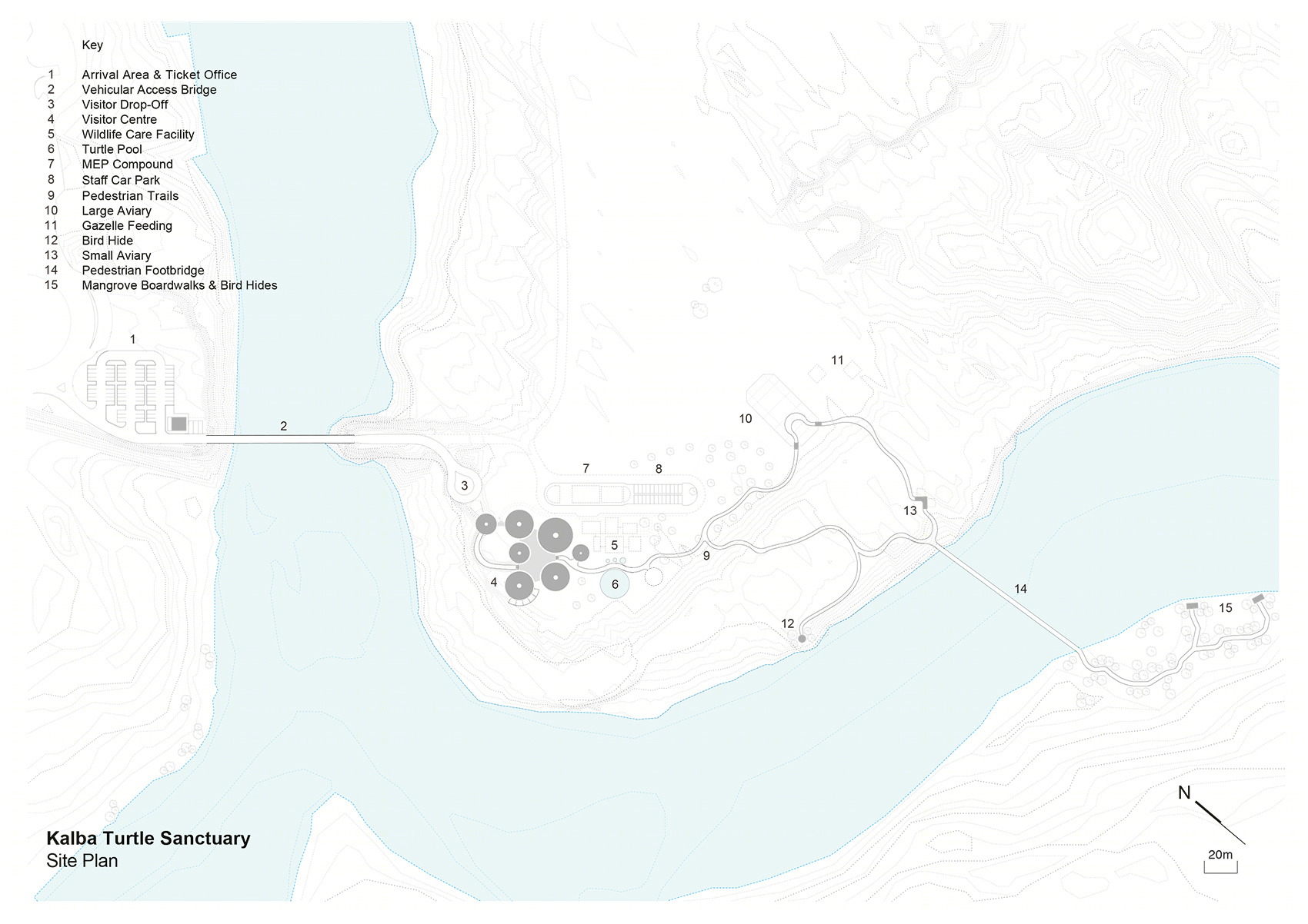 阿联酋 Khor Kalba 海龟保护中心丨Hopkins Architects-70