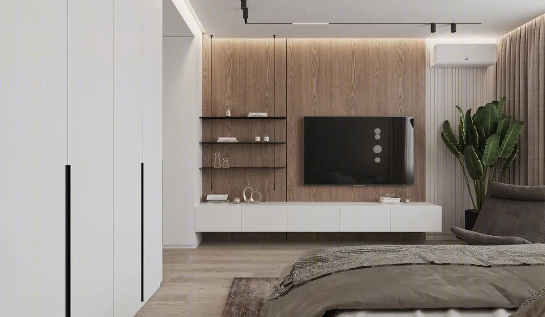 95㎡现代简约二居室丨Roomy Room Design-28