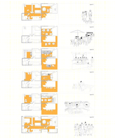 墨西哥贫困居民紧急住房的室内设计亮点-15