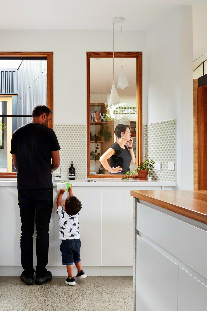 墨尔本夯土延伸住宅-21