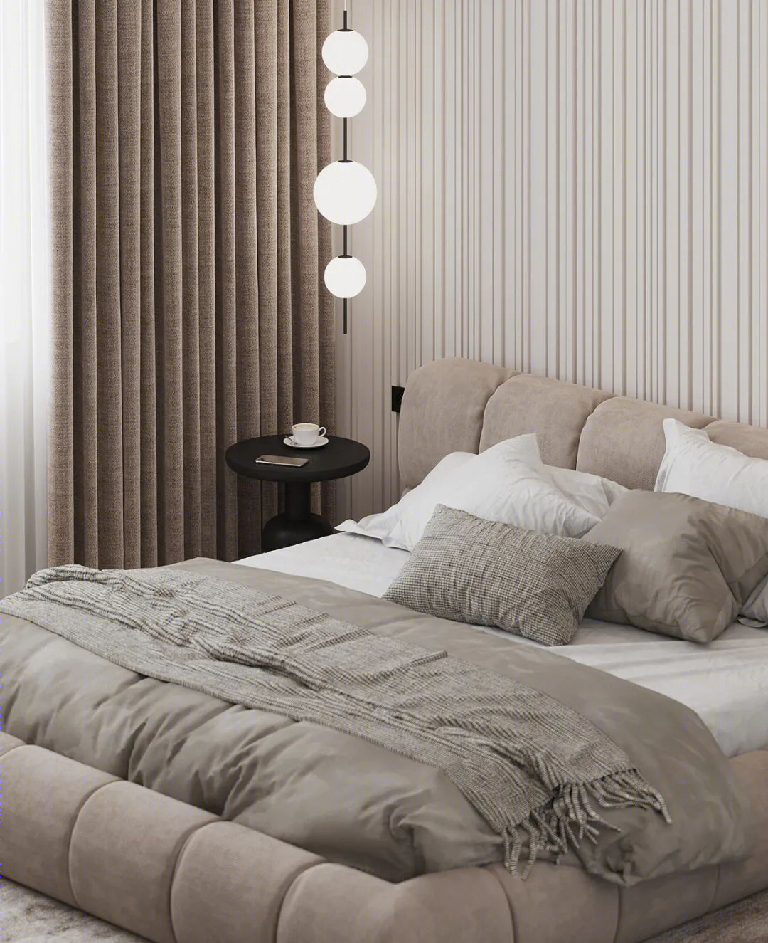 95㎡现代简约二居室丨Roomy Room Design-29