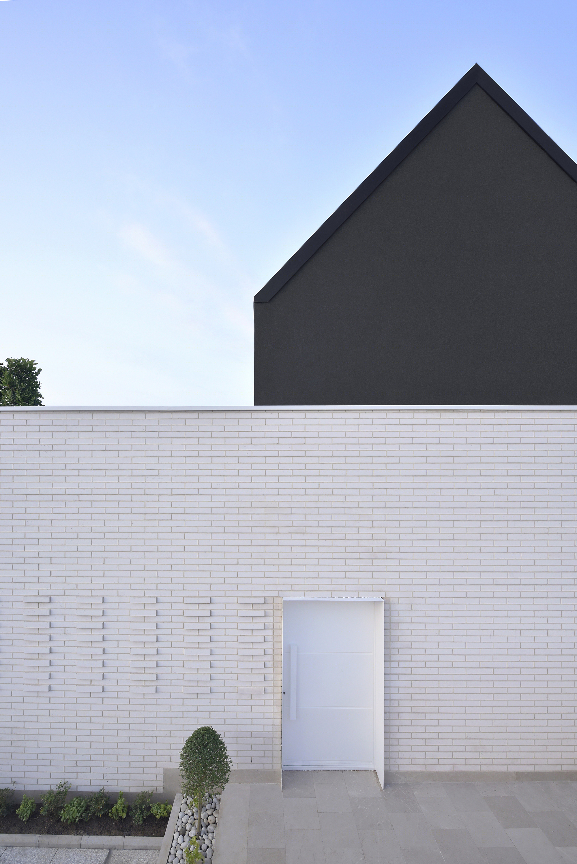 伊朗 Afra House | 自然光与绿意融入简约空间的宗教隐私设计-13