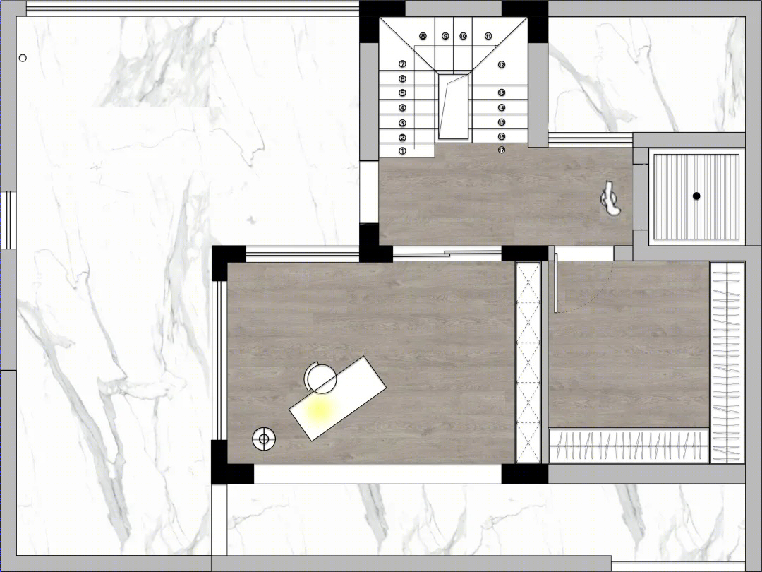 飞墨新作 || 450㎡ 顶奢别墅，现浇空间实现区域多功能化！-32