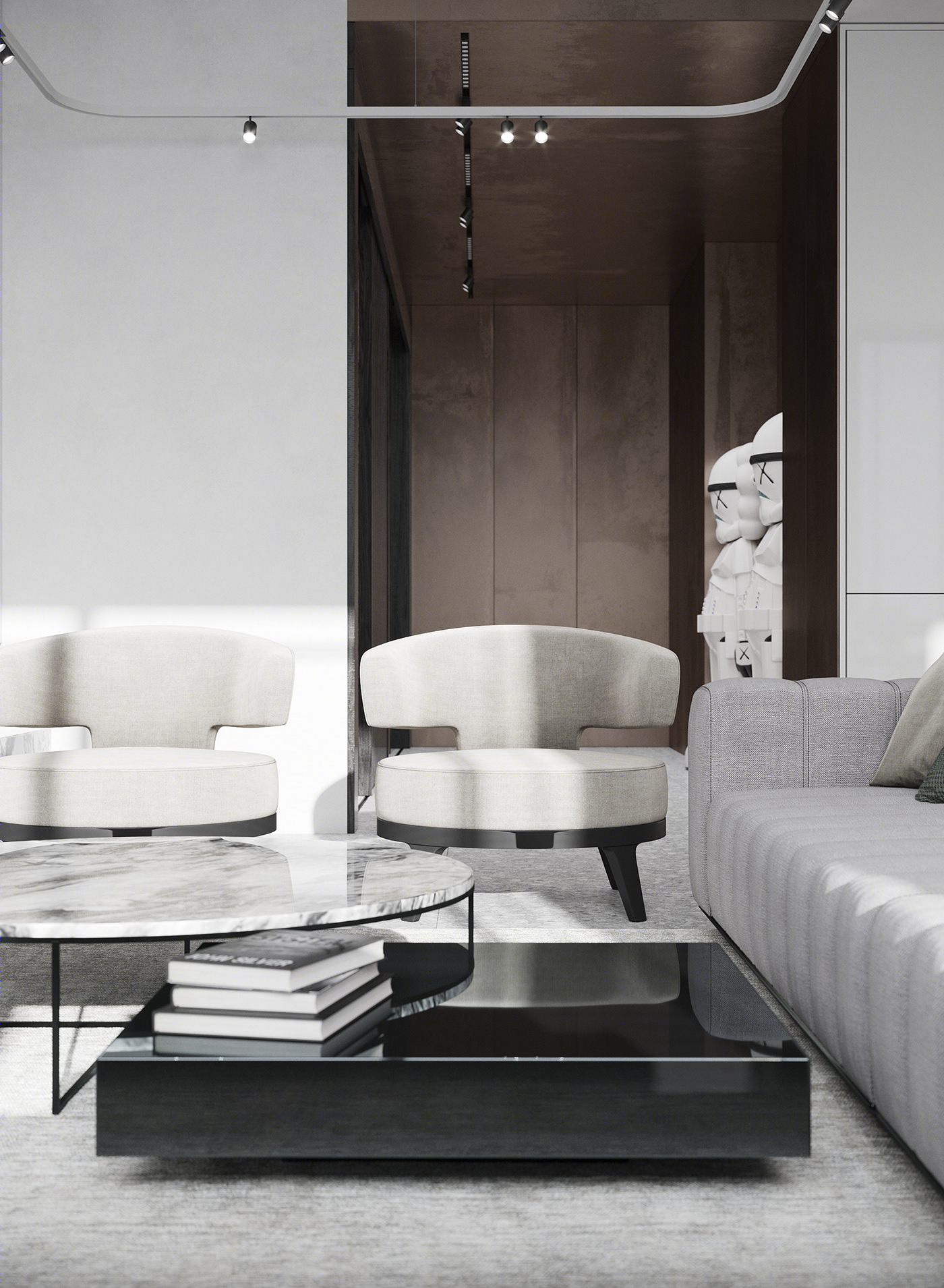 现代极致简约，白调子效果图！-8