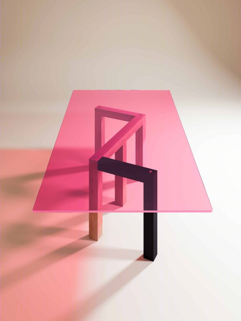 彩绘与素雅的碰撞 | Penrose 五足餐桌设计-10