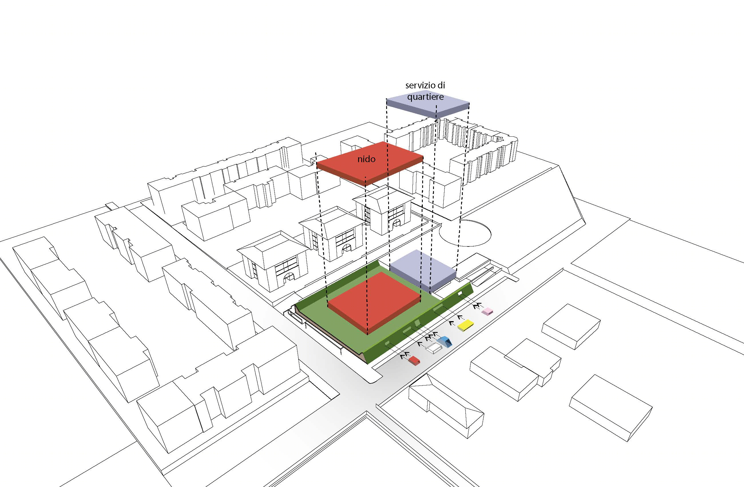 Proposta per NUOVO ASILO NIDO e CENTRO SERVIZI DI QUARTIERE - Romanina-4