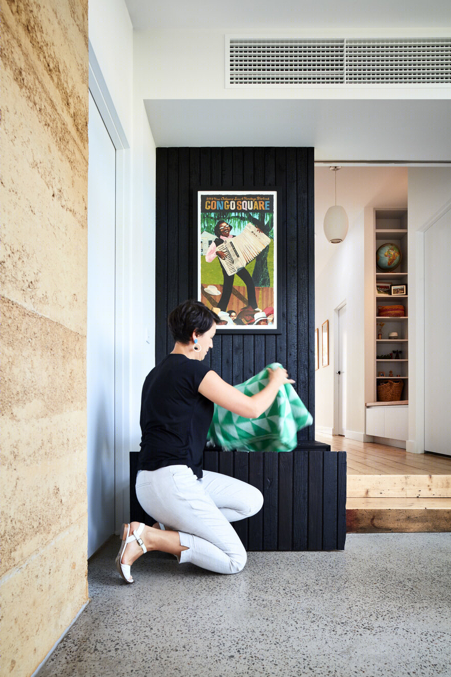 墨尔本夯土延伸住宅-30