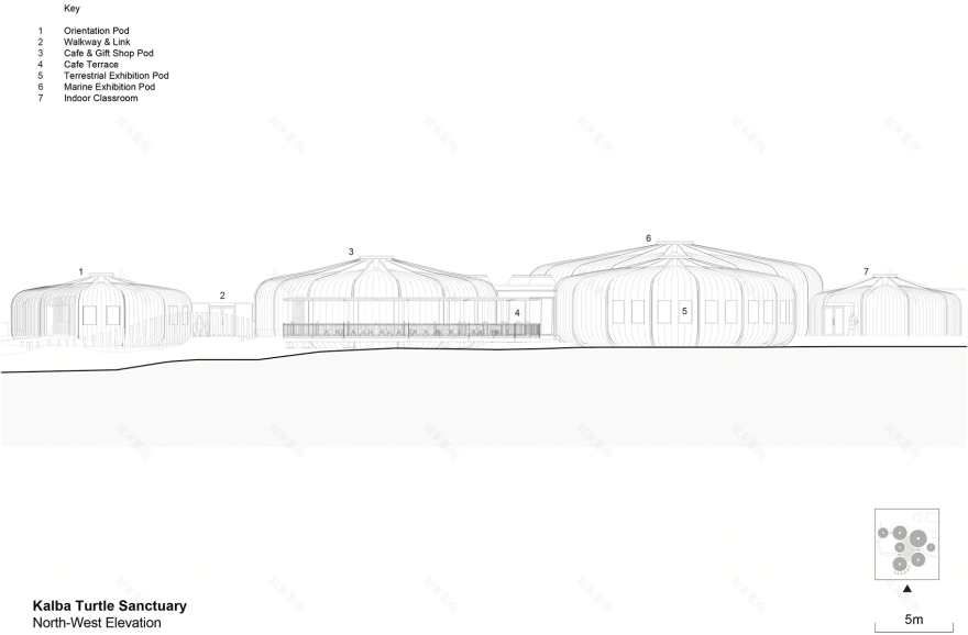 阿联酋 Khor Kalba 海龟保护中心丨Hopkins Architects-73