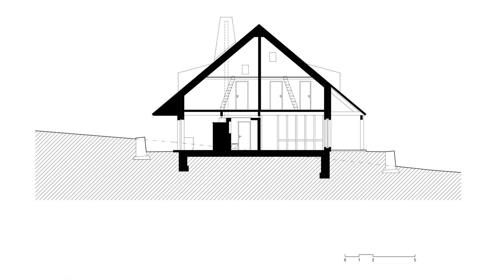 triarchitekti 丨别墅建筑丨 Mountain Chalet in the Šumava National Park-26
