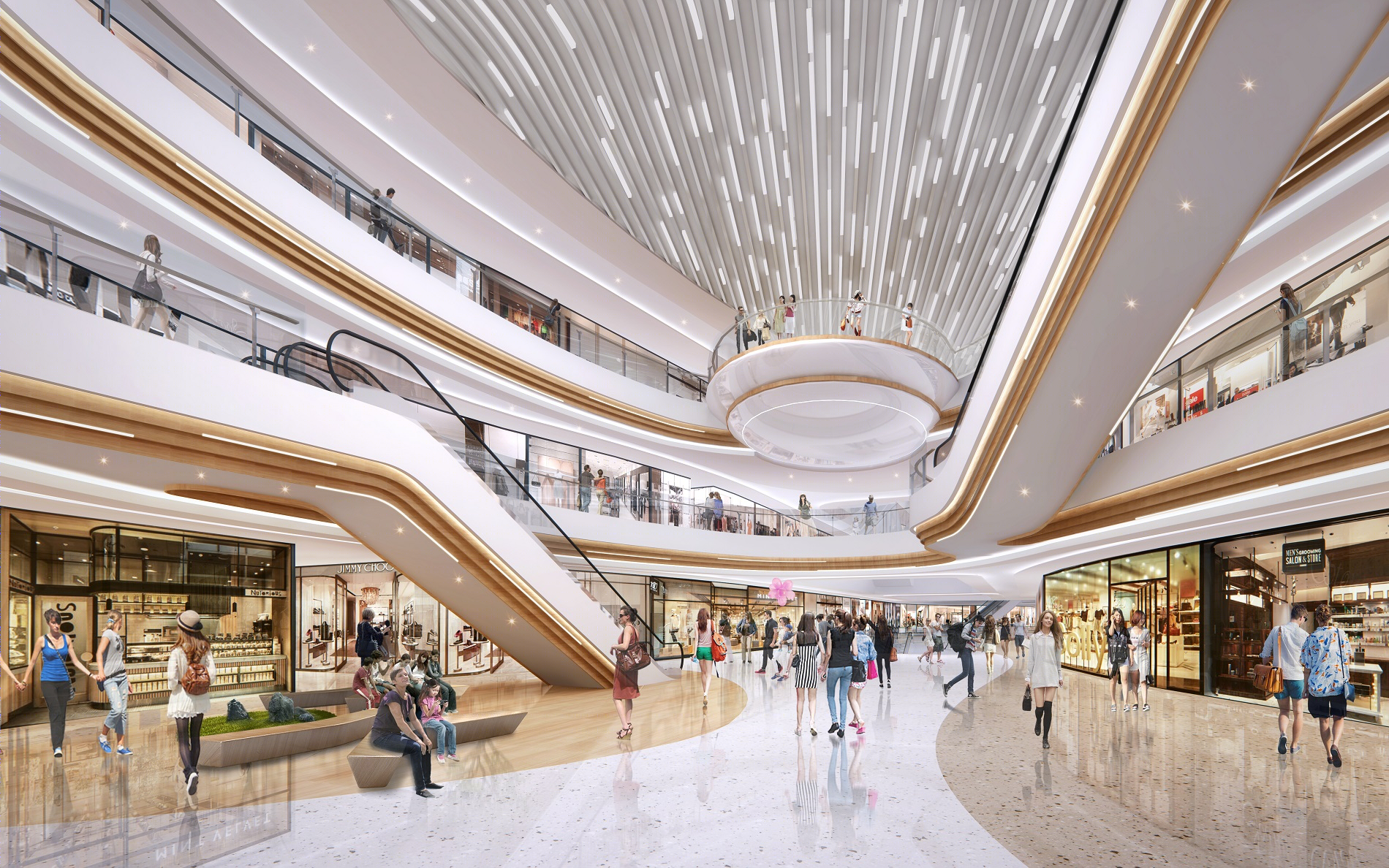 “鱼跃洋湖”—长沙龙湖洋湖天街打造沉浸式体验商业空间-3