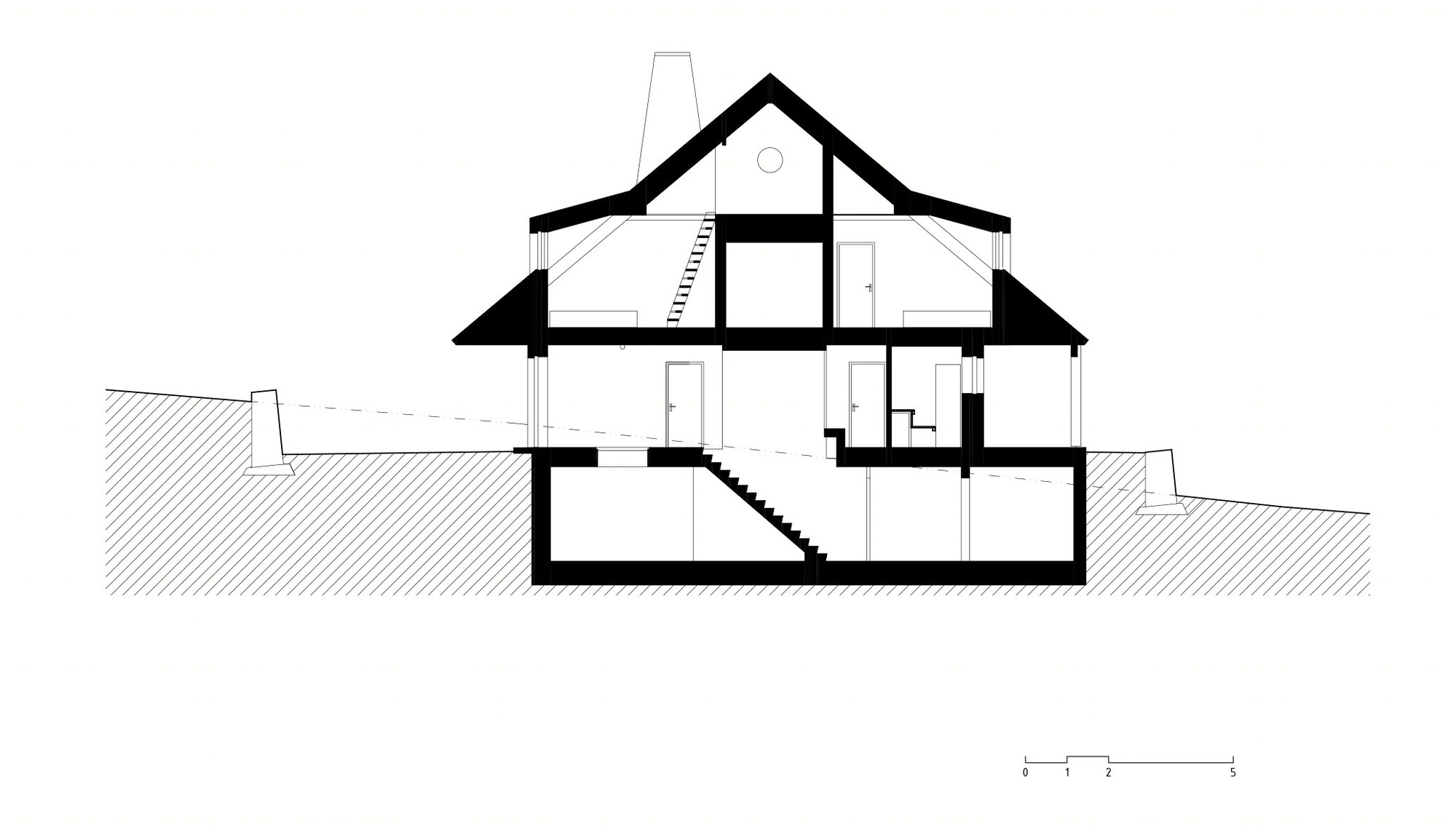 triarchitekti 丨别墅建筑丨 Mountain Chalet in the Šumava National Park-27