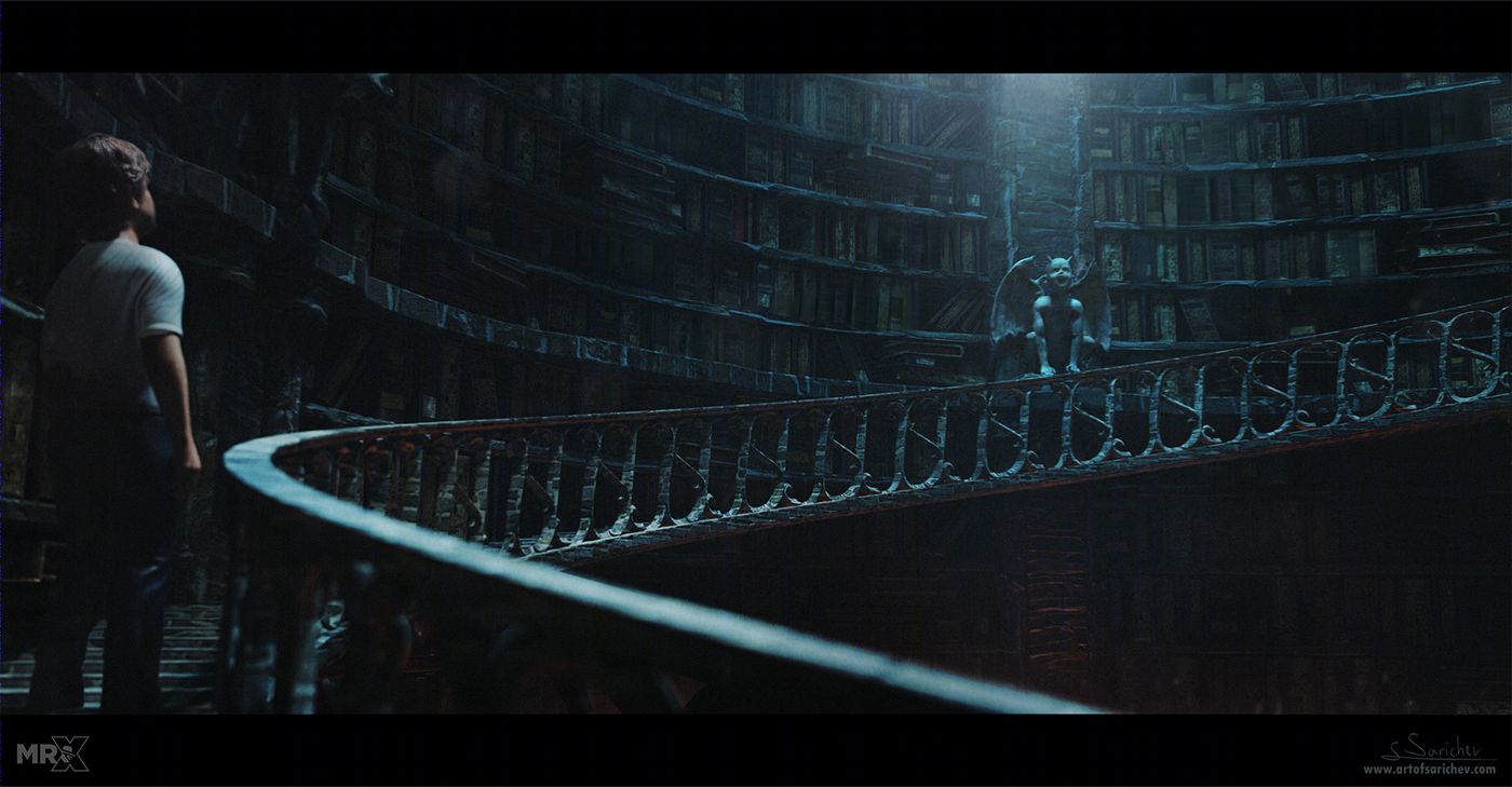 Nightbooks (2021) - library design-0