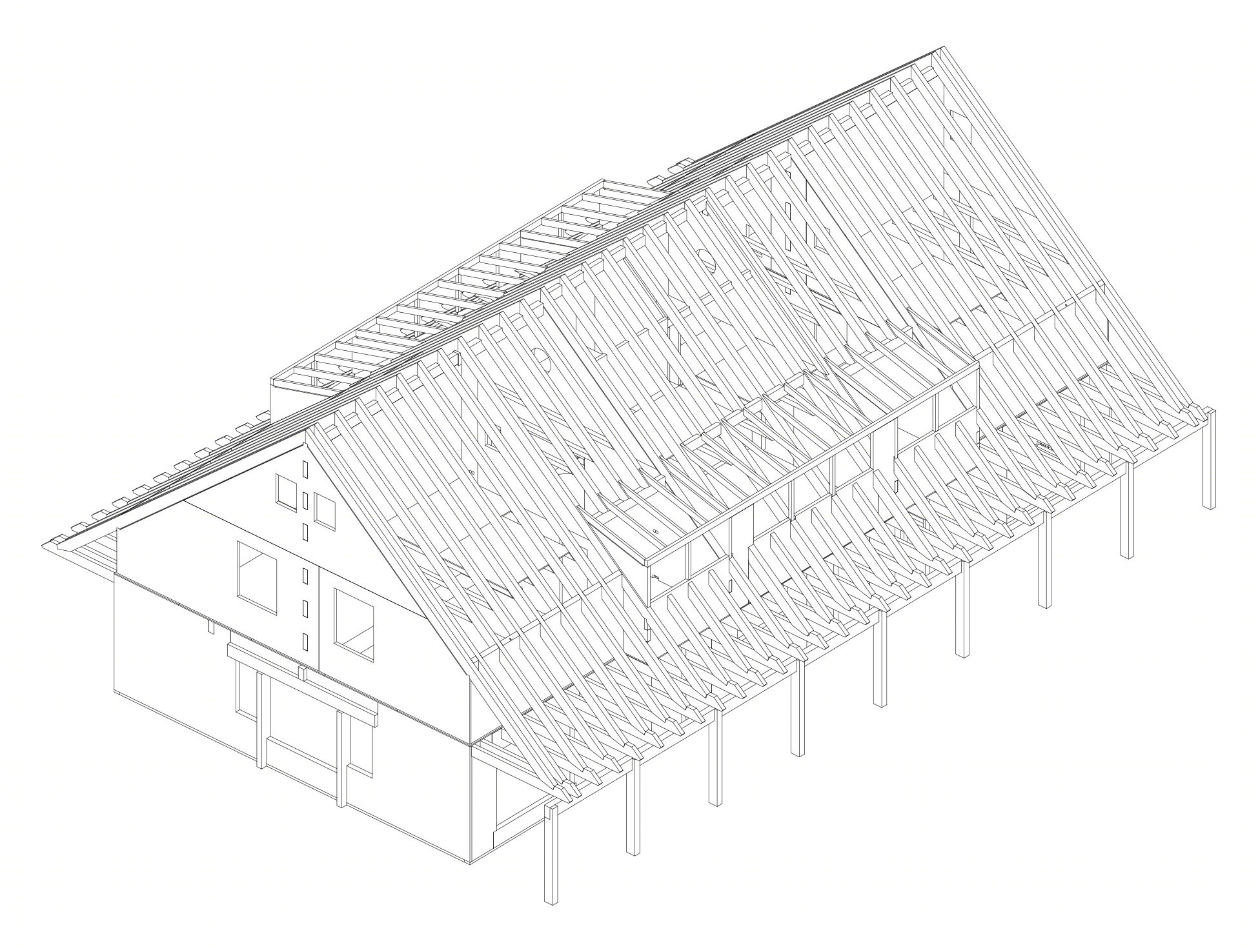 triarchitekti 丨别墅建筑丨 Mountain Chalet in the Šumava National Park-28