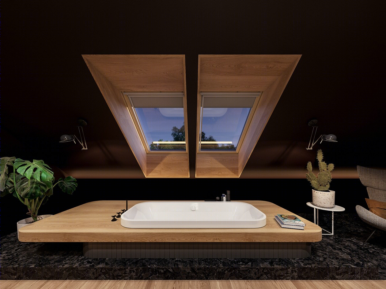 原木+高级黑 演绎气质非凡的空间格调-13