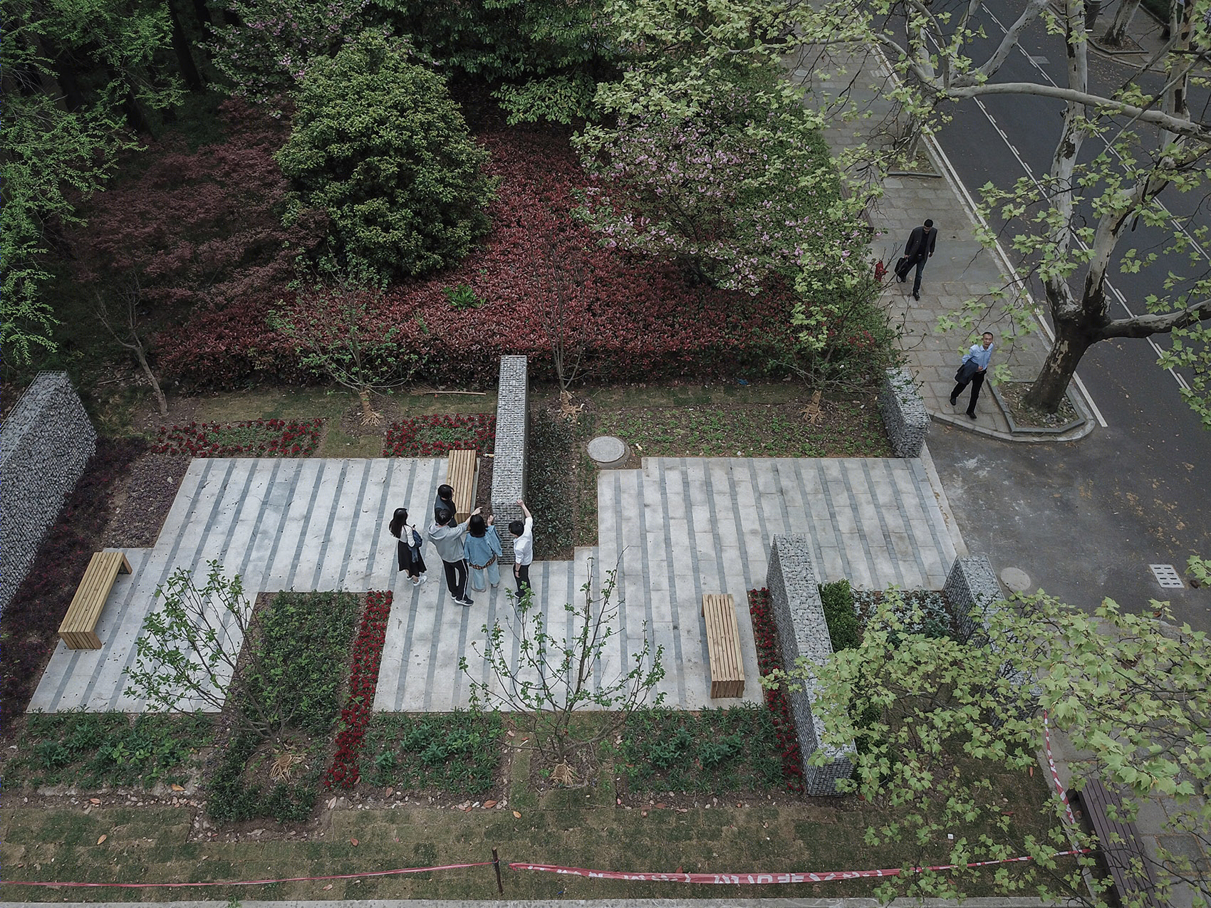 同济大学四平校区“废地”变“宝地”,四个广场创造绿色空间丨同济大学建筑设计研究院（集团）有限公司-3