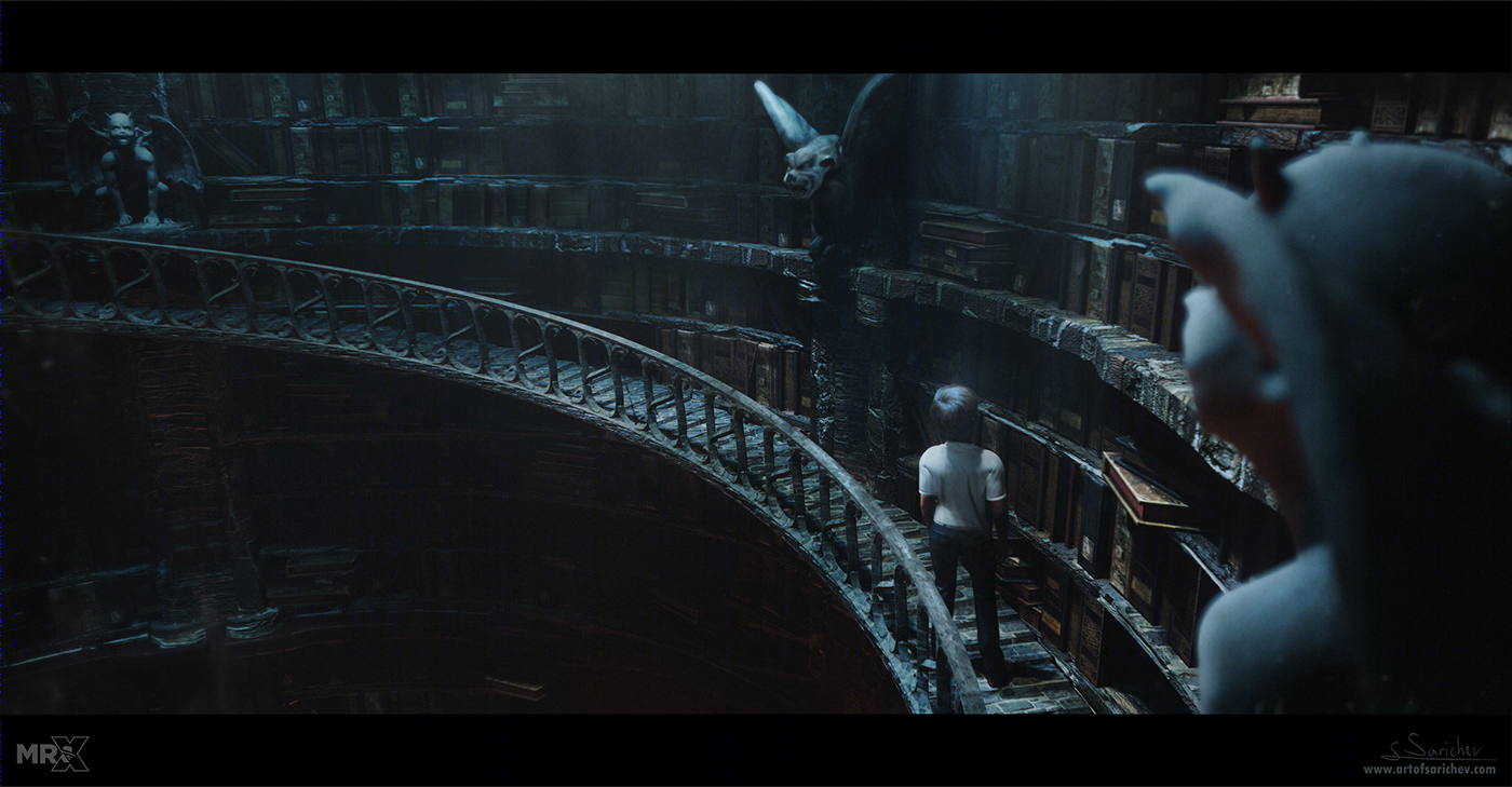 Nightbooks (2021) - library design-1