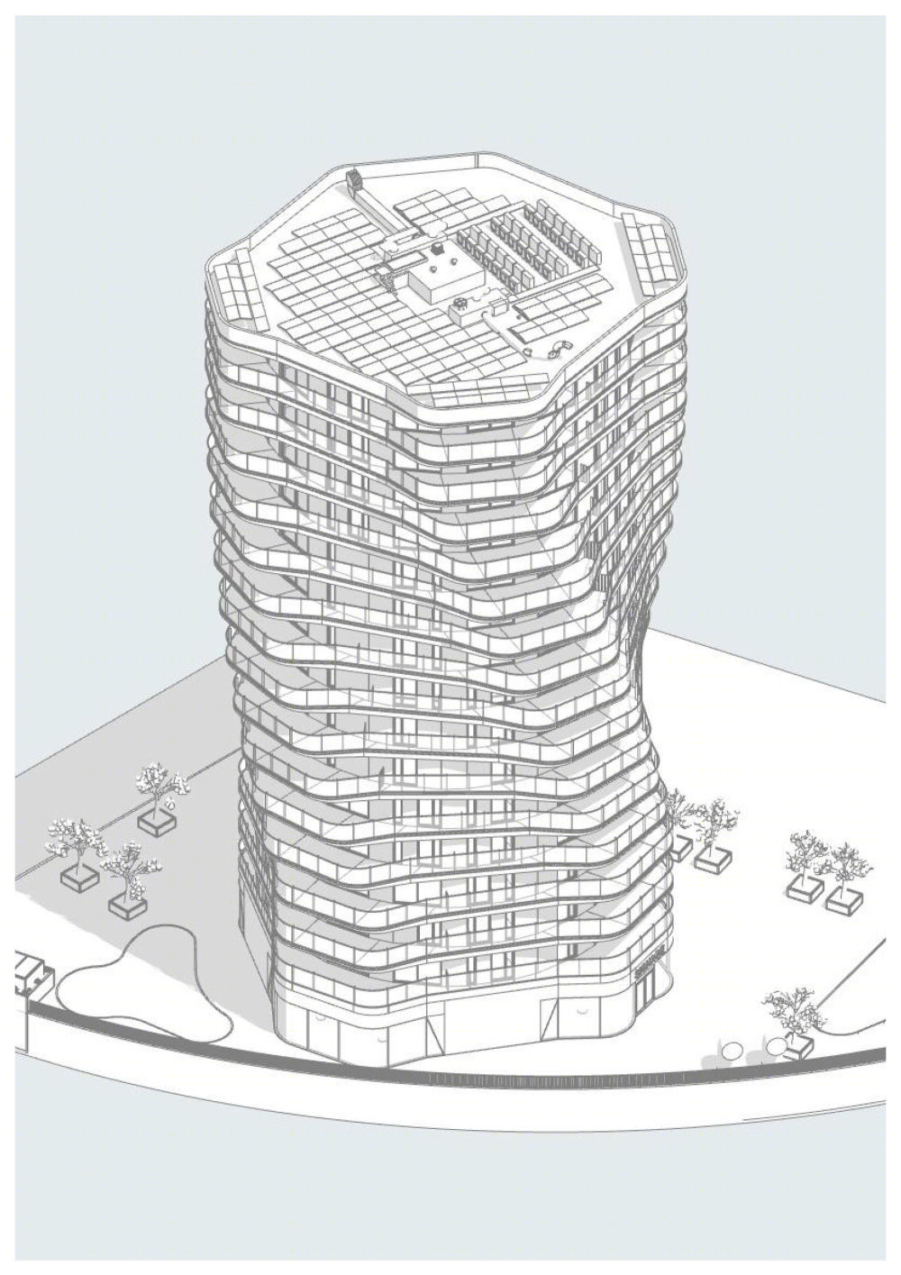 荷兰曼哈顿旋转公寓设计丨Jorrit van de Laar,Ben Wolters-41