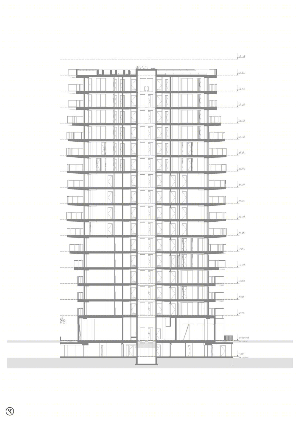 荷兰曼哈顿旋转公寓设计丨Jorrit van de Laar,Ben Wolters-40