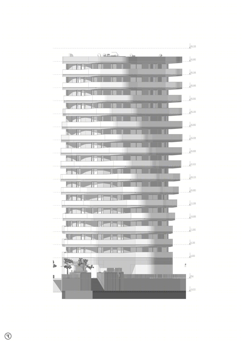 荷兰曼哈顿旋转公寓设计丨Jorrit van de Laar,Ben Wolters-39