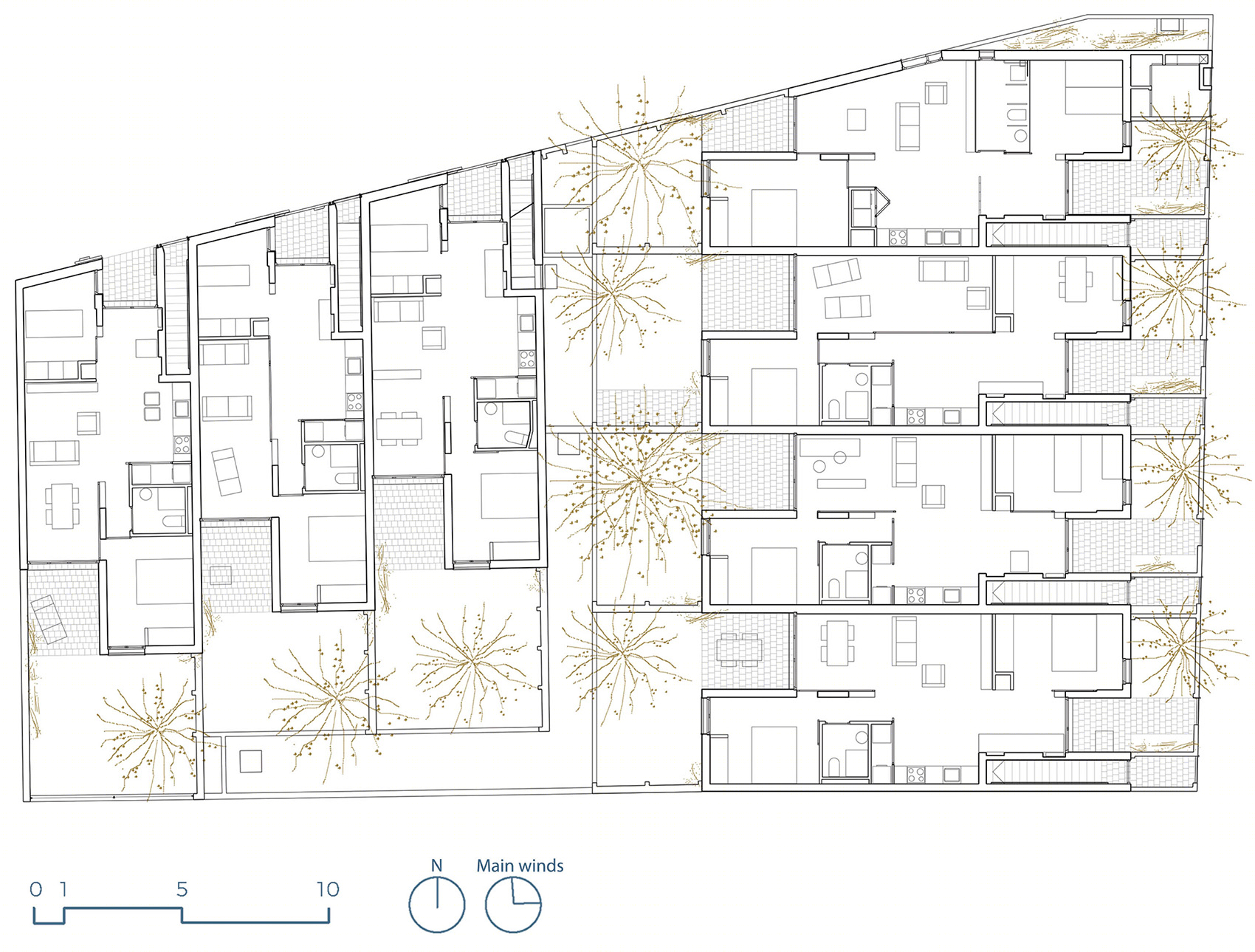 利用本地资源解决可持续方案的西班牙社会保障住房-54