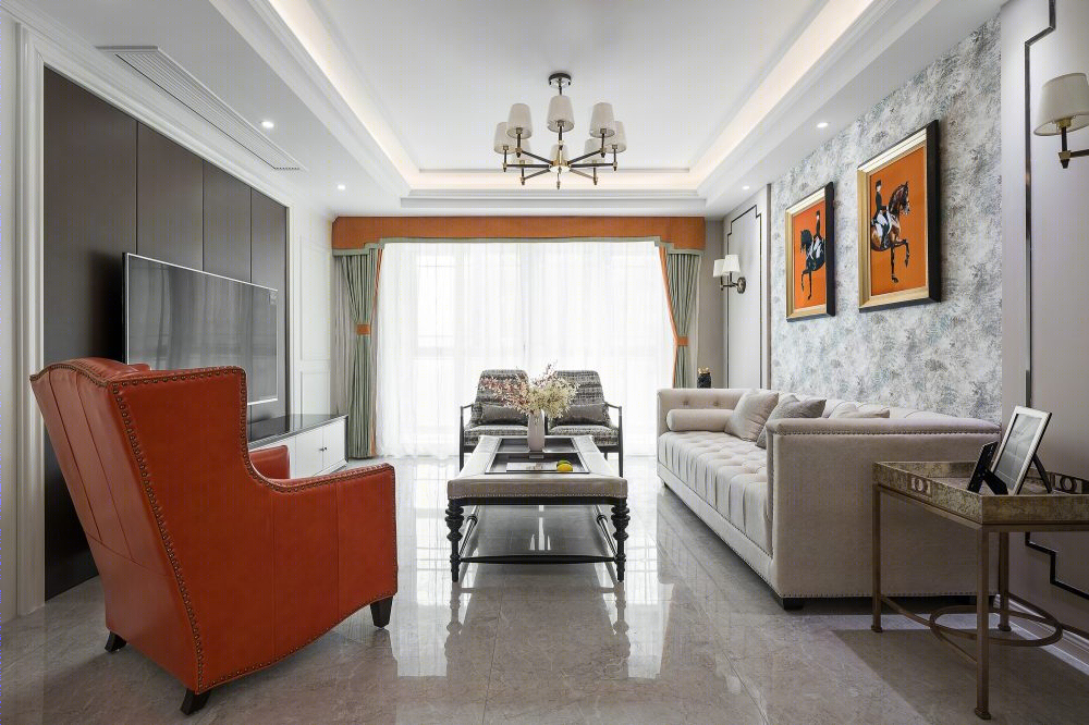 绿橙交织，打造清新活力空间-0