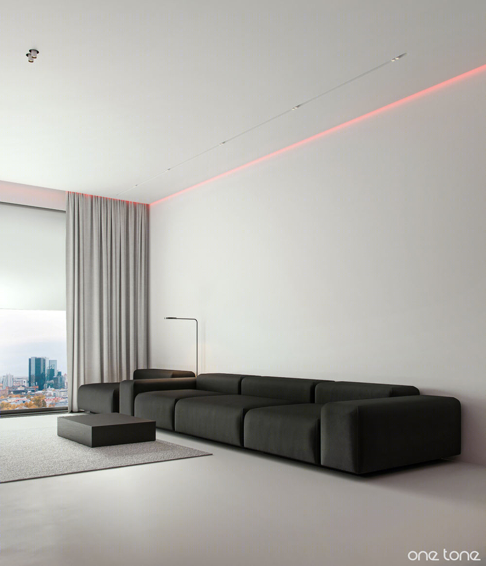 现代简约公寓设计丨俄罗斯莫斯科丨ONE TONE ARCHITECTS-6