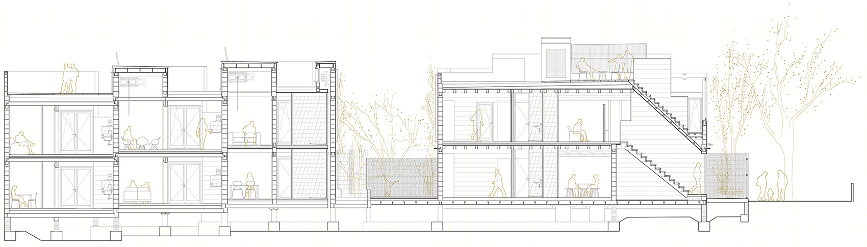 利用本地资源解决可持续方案的西班牙社会保障住房-58