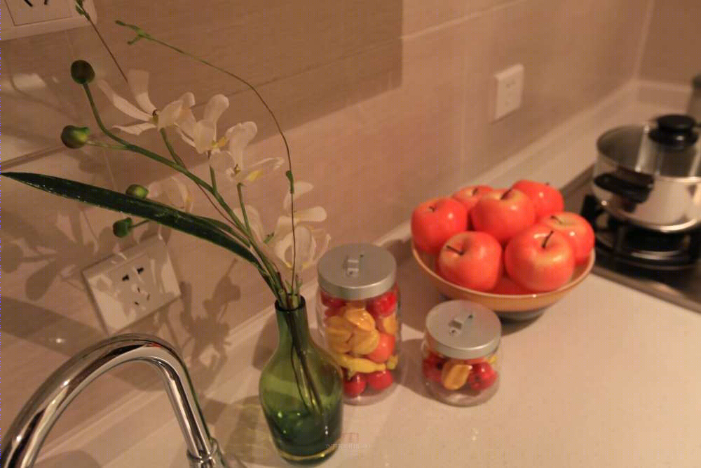 北京现代风格样板间“绽放”-10